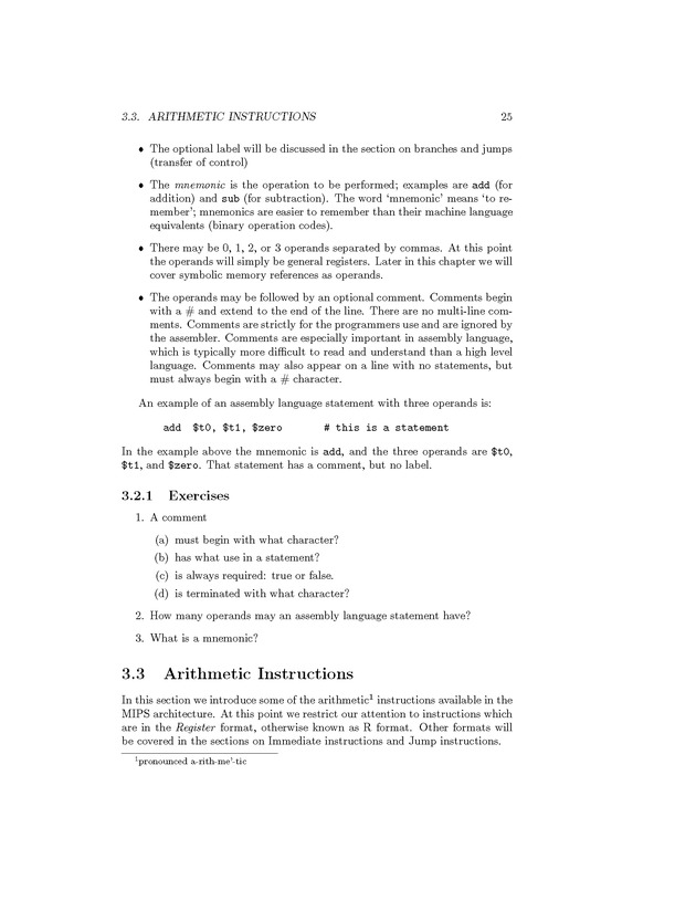 Computer Organization with MIPS - Page 25